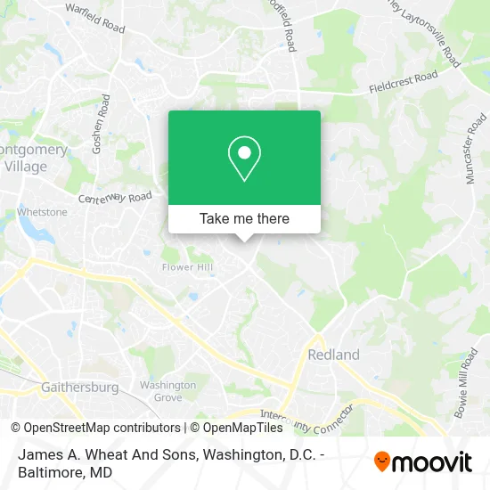 James A. Wheat And Sons map