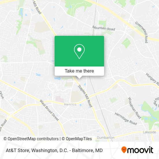 At&T Store map
