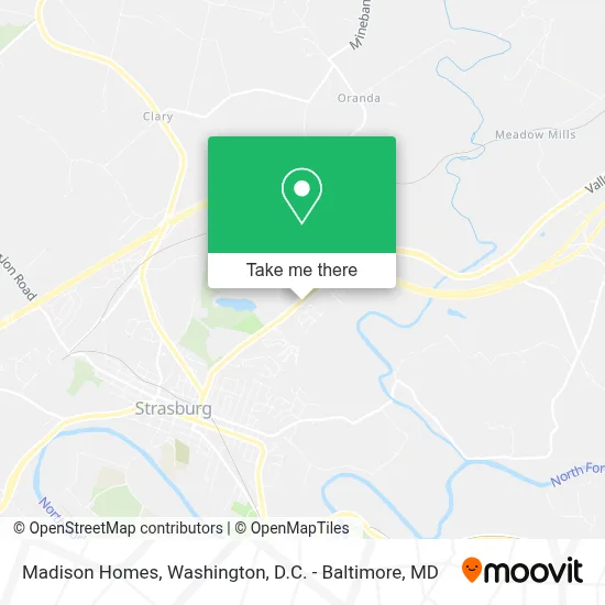 Madison Homes map