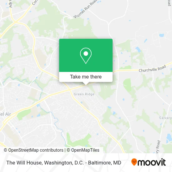 The Will House map