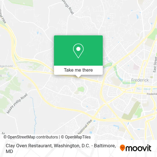 Clay Oven Restaurant map
