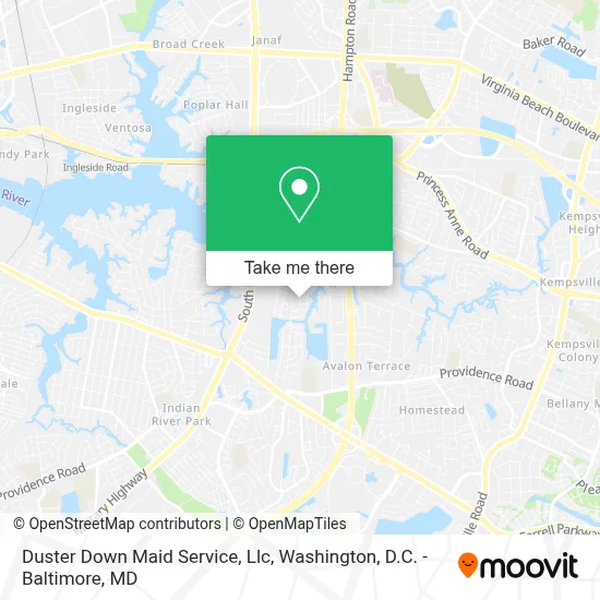 Duster Down Maid Service, Llc map
