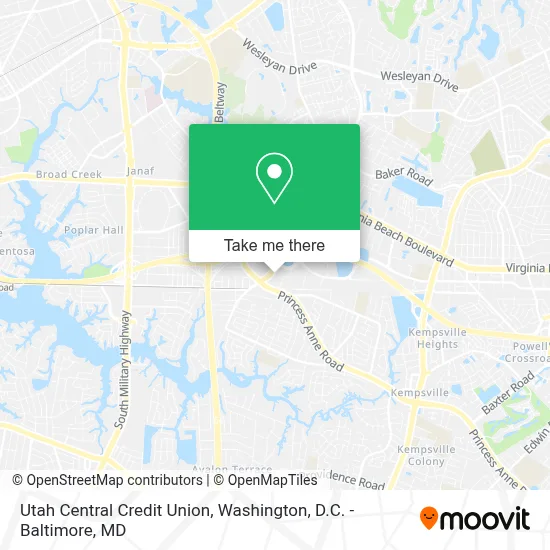 Utah Central Credit Union map