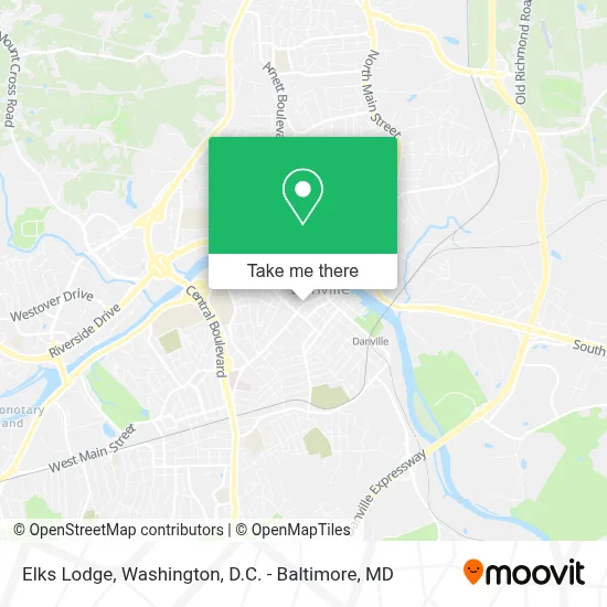 Elks Lodge map