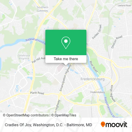 Cradles Of Joy map