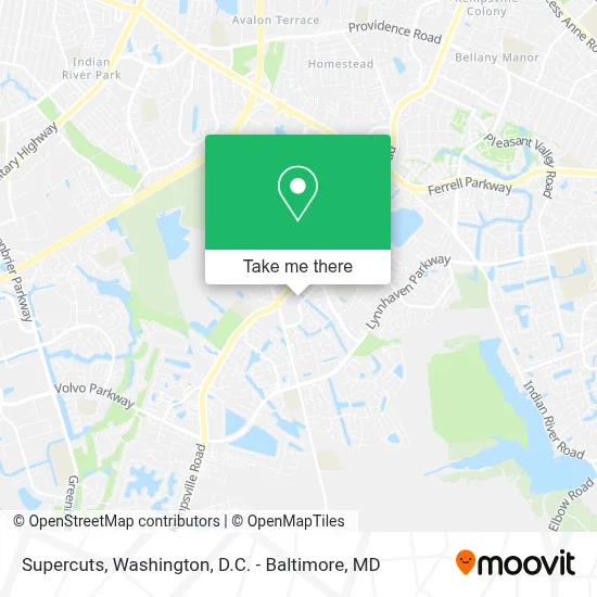 Supercuts map