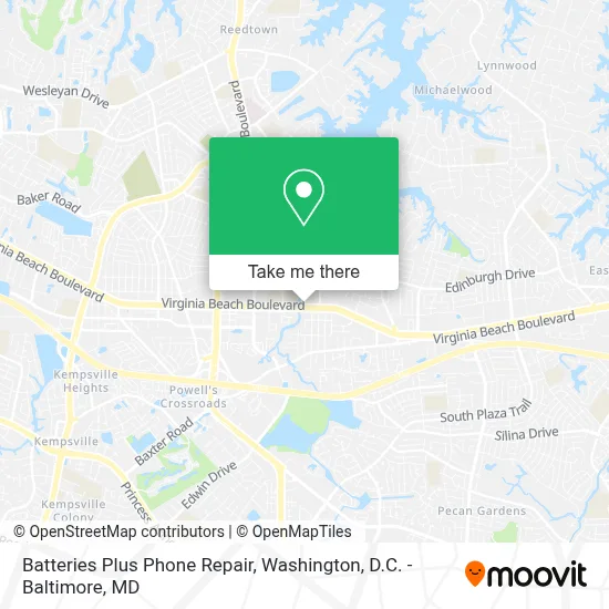 Batteries Plus Phone Repair map