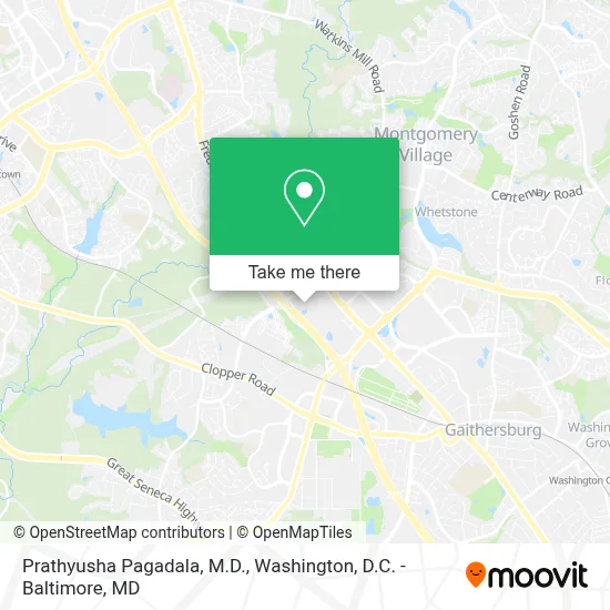 Prathyusha Pagadala, M.D. map