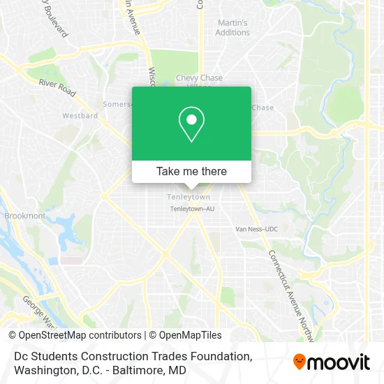 Dc Students Construction Trades Foundation map