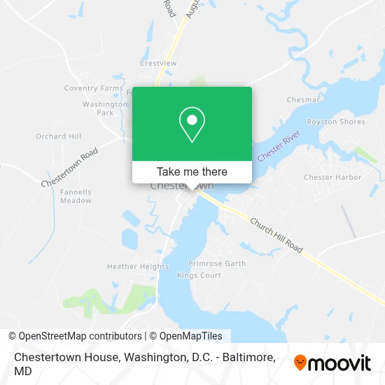 Chestertown House map