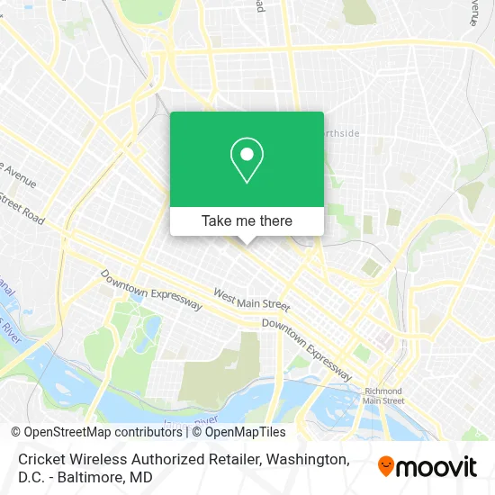 Cricket Wireless Authorized Retailer map