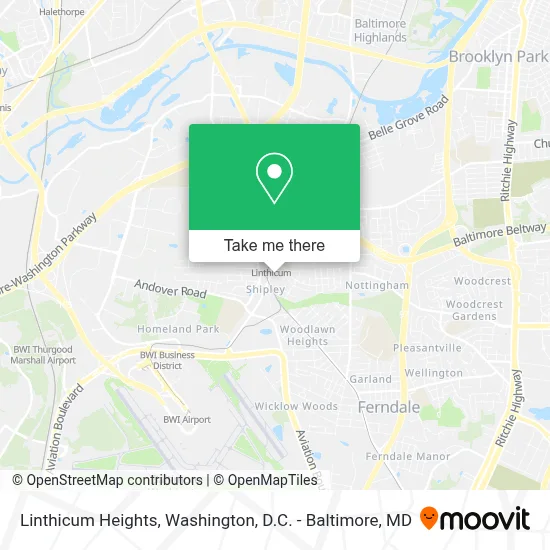 Linthicum Heights map
