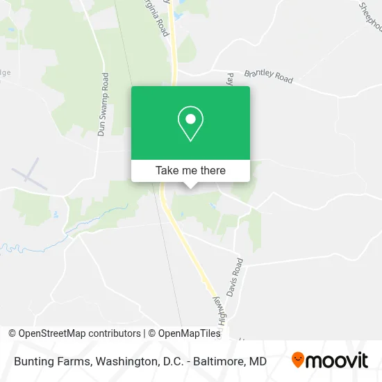 Bunting Farms map