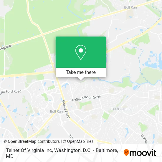 Telnet Of Virginia Inc map