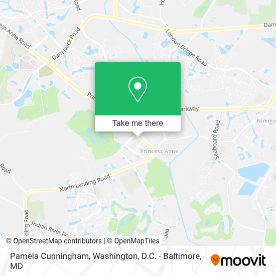 Pamela Cunningham map