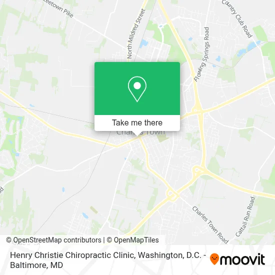 Henry Christie Chiropractic Clinic map