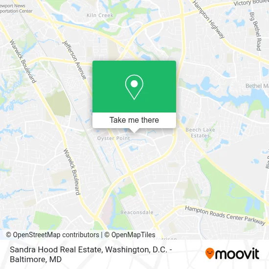 Sandra Hood Real Estate map