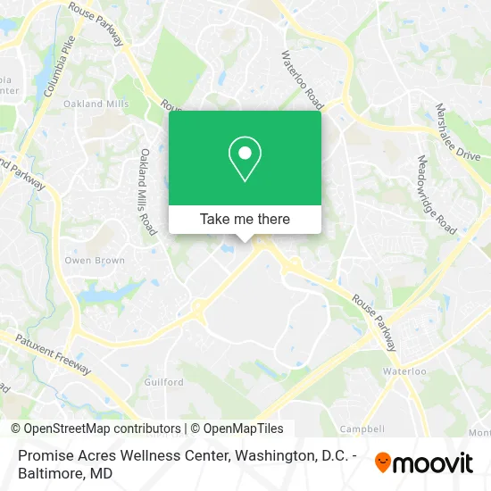Promise Acres Wellness Center map