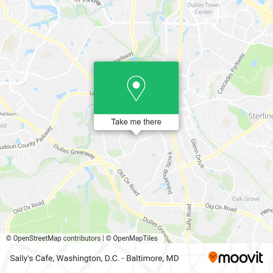 Sally's Cafe map
