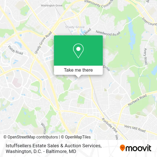 Istuffsellers Estate Sales & Auction Services map