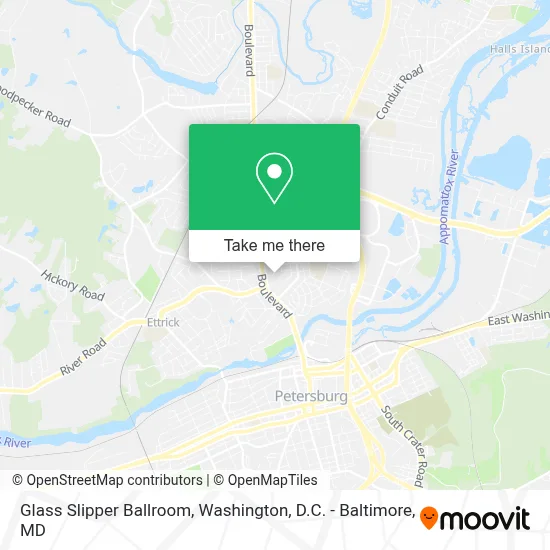 Glass Slipper Ballroom map
