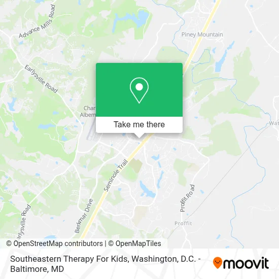 Southeastern Therapy For Kids map