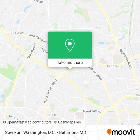 Sew Fun map