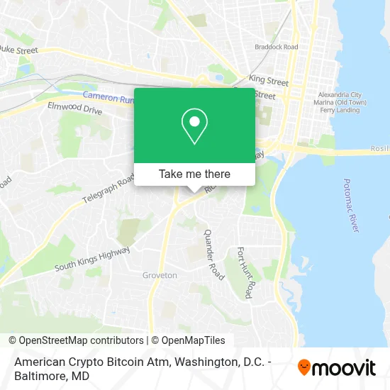 American Crypto Bitcoin Atm map