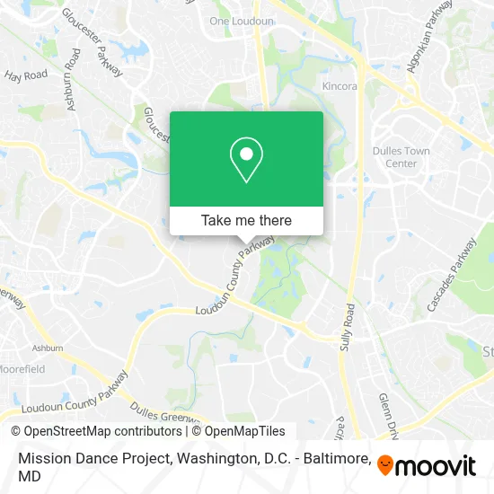 Mission Dance Project map