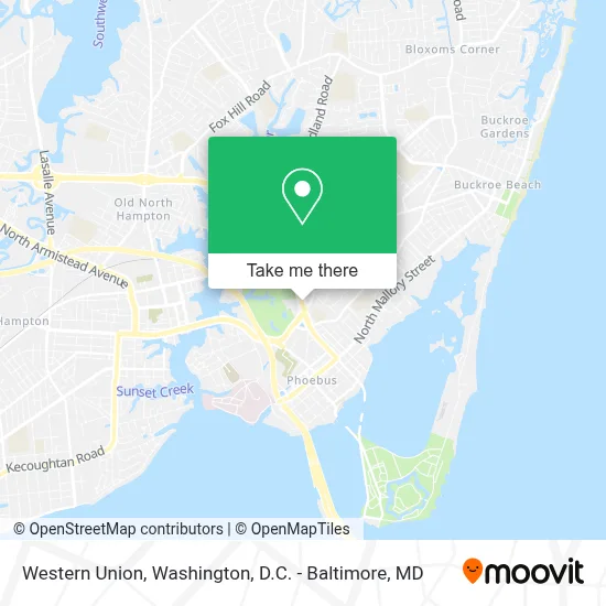 Western Union map