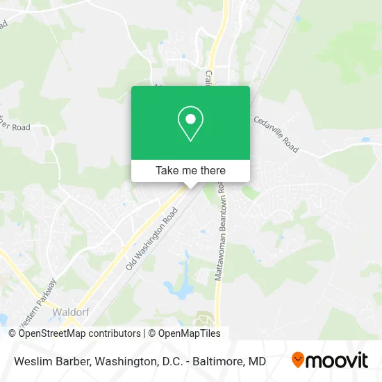 Weslim Barber map