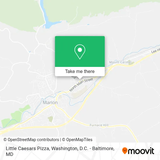 Little Caesars Pizza map