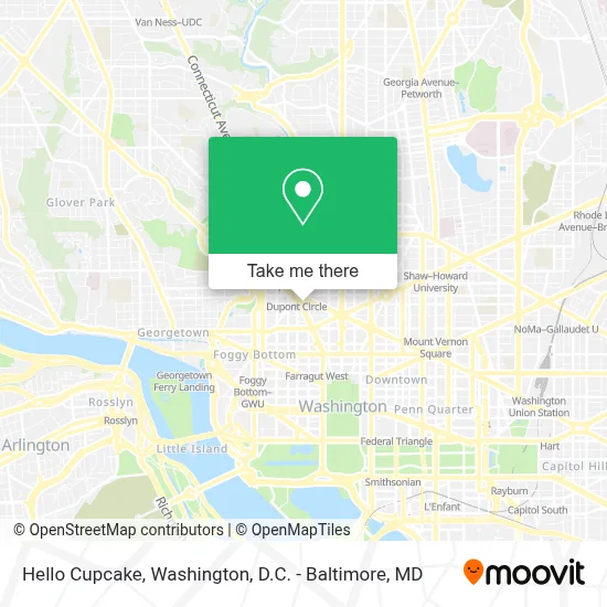 Hello Cupcake map
