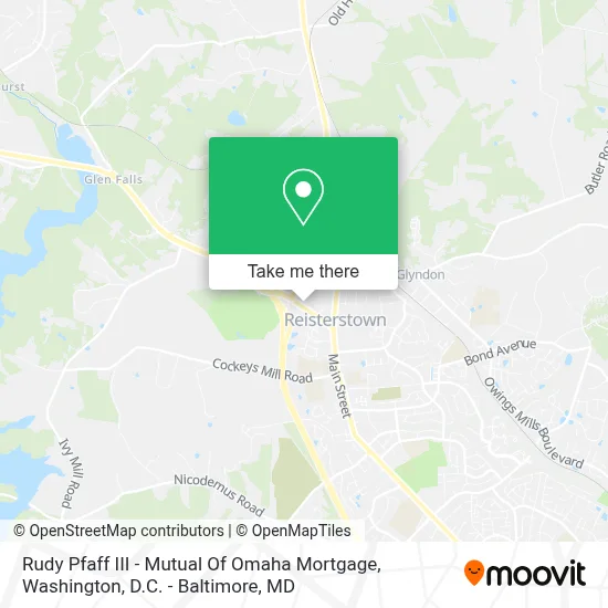 Rudy Pfaff III - Mutual Of Omaha Mortgage map