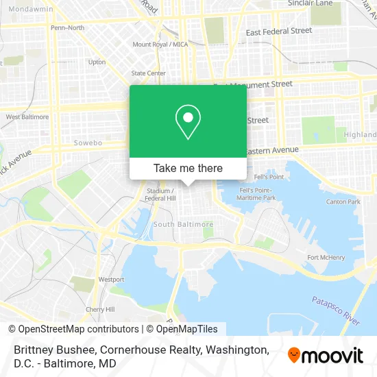 Brittney Bushee, Cornerhouse Realty map