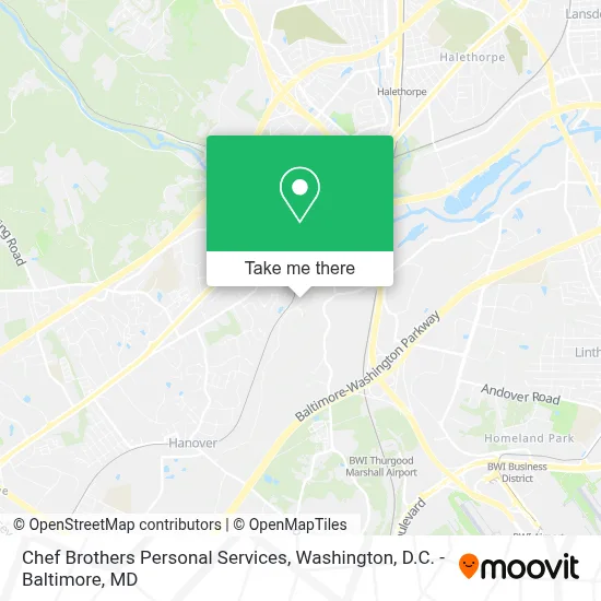 Chef Brothers Personal Services map