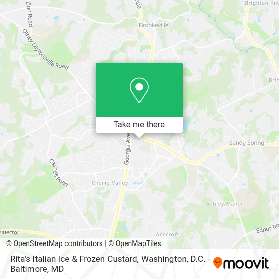 Rita's Italian Ice & Frozen Custard map