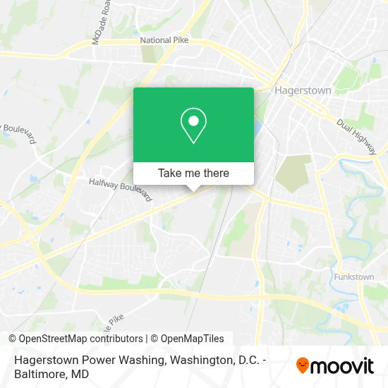 Hagerstown Power Washing map