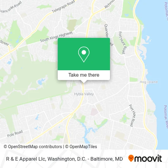 R & E Apparel Llc map