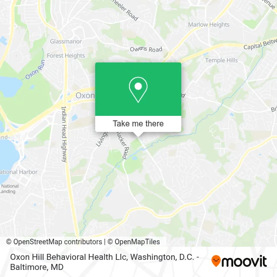 Oxon Hill Behavioral Health Llc map