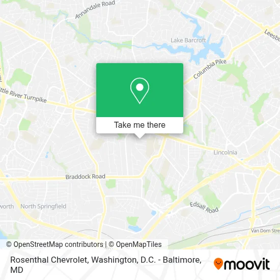 Rosenthal Chevrolet map