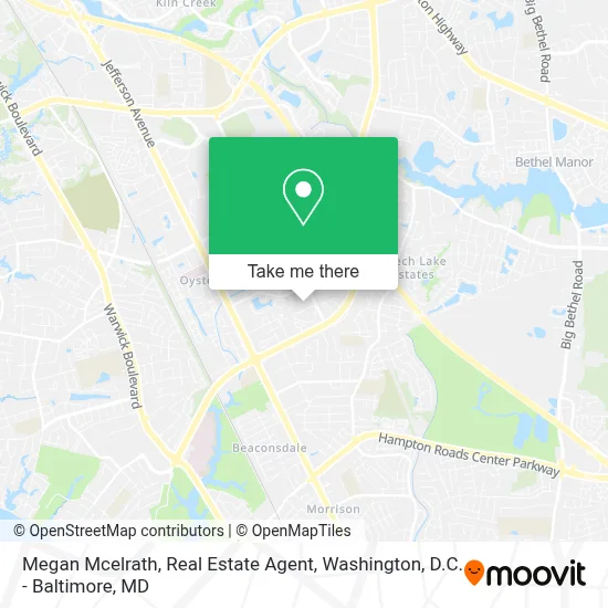 Megan Mcelrath, Real Estate Agent map