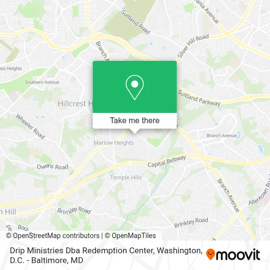Drip Ministries Dba Redemption Center map