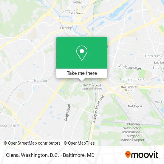 Ciena map