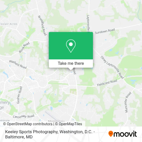 Keeley Sports Photography map