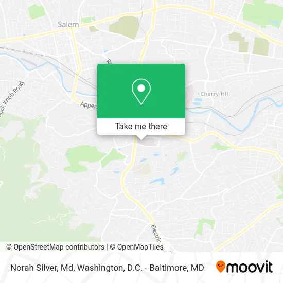 Norah Silver, Md map