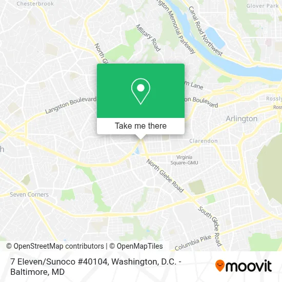 7 Eleven/Sunoco #40104 map