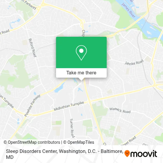 Sleep Disorders Center map