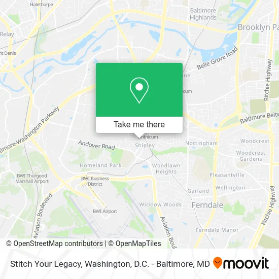 Stitch Your Legacy map