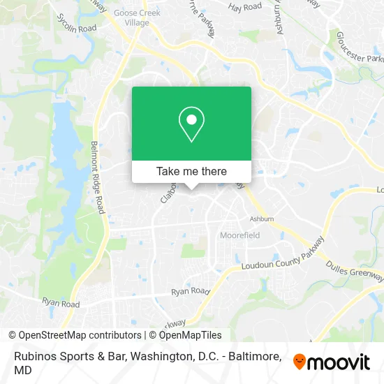 Rubinos Sports & Bar map